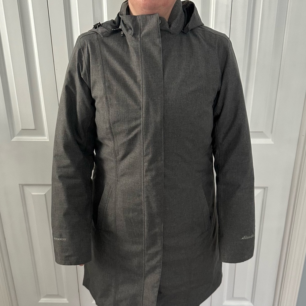 Eddie Bauer insulated trench coat